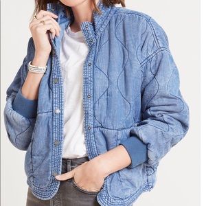 BLANK NYC Oceans Eye Quilted Jacket